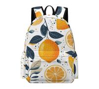 TPISLI 14 Inch Laptop Backpack Teens Lemon Print Back pack for Boys Girls Ages 8-14, Modern Durable Fruit Pattern Backpack for Outdoor Use School Season Gift Roomy Book Bag