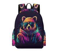 TPISLI 15.6 Inch Laptop Backpack Children Panda Design Fashion Backpack Boys Girls 9-15 Years, Lightweight Durable Animal Print School Bag for Outdoor Travel New Term Gift