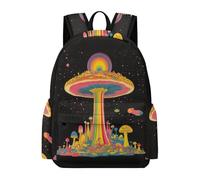 TPISLI 15.6 Inch Laptop Backpack Children Starry Sky UFO Back pack Boys Girls Ages 8-14, Trendy Lightweight Spaceship Backpack for Outdoor Use New Term Gift Everyday Carry