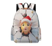 TPISLI 15.6 Inch Laptop Backpack Kids Cute Guinea Pig School Backpack for Boys Girls Age 7-12, Modern Durable Kawaii Dutch Pig School Bag for Outdoor Travel Outdoor Gift
