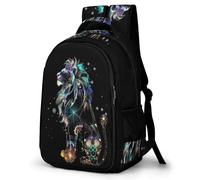 TPISLI 16inch Kids Backpack Lion Lightweight Elementary School Bag Kindergarten Bookbag Casual Creative Animal Daypack Children Backpack for Girls Boys