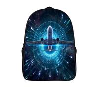 TPISLI Aeroplane School Backpack School Bags For Girls Boys Airliner Backpack With Pocket Fashion School Bag Kids Backpack