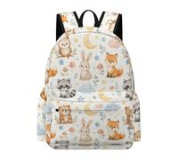 TPISLI Animals Bookbag Girls Year 8 Cute Little Animals Rucksack Boys Year 3 Fashion Lightweight Outdoor Travel Daypack Junior School Hiking Day Trips Everyday Use