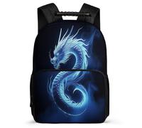 TPISLI Art Chinese Dragon Daypack for Boys Girls 7-11 Year Olds Dragon Daypack for Girls Boys Primary School, Padded Back Adjustable Straps Birthday Gift
