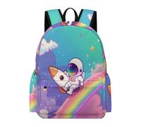 TPISLI Astronaut Daypack Students Year 4 Spaceman Design Backpack Boys Year 10 Lightweight Durable 14 Inch Laptop Rucksack Secondary School Hiking Travel School Gift