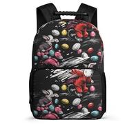 TPISLI Back Pack Rabbit School Bags for Kids Children 8-16 Year Large Casual Daypack Bookbag Animal Bunny Rucksack Elementary Schoolbags for Boy Girl