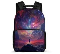 TPISLI Back Pack Starry Sky Bag for Girls 9-16 Years Rucksack Colourful Backpack 7-10 Year Bookbag Elementary Secondary Schoolbag Kids Business Bookbag Daypack
