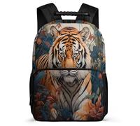 TPISLI Back Pack Tiger Bag for Girls 9-16 Years Rucksack Animal Theme Backpack 7-10 Year Bookbag Elementary Secondary Schoolbag Kids Business Bookbag Daypack