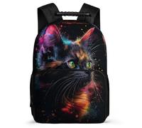TPISLI Backpack Cat Bag for Boy Student Children, School Rucksack Animal Kitten Print Bookbag, Lightweight Capacity Rucksack for Boys Girl Kid, Travel Back Pack, Picnic Bag