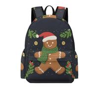 TPISLI Backpack Christmas Theme School Back Pack for Teenager, Lightweight Classic Casual Rucksack, Aesthetic Backpack for School College Christmas Tree Pattern Gifts Boys And Girls