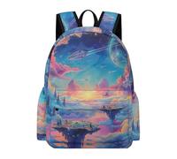 TPISLI Backpack Colorful Cosmos Boys Girls School Bag Planet Rucksack 8-12 Years for School Travel, Lightweight 15.6 Inch Laptop Backpack for Travel and Daily Use