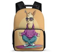 TPISLI Backpack Cute Alpaca Rucksack Boy Student Children, Girls Rucksack Animal Print School Bag, Lightweight Capacity Bag Boys Kid, Travel Back Pack, Picnic Bag