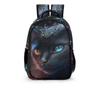 TPISLI Backpack Cute Cat for School Bag Students Adjustable Shoulder Animals Cat Book Bag for Boys Girls Travel Rucksack Casual Daypack for Children