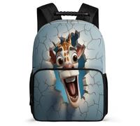 TPISLI Backpack Giraffe Rucksack Boy Student Children, Girls Rucksack 3D Animal Cracker School Bag, Lightweight Capacity Bag Boys Kid, Travel Back Pack, Picnic Bag