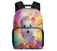 TPISLI Backpack Guinea Pig Bag for 6-10 Years Old Boys, Kid Back Pack Colourful Dutch Pig School Rucksack Cute Primary School Book Bags for Girls Children's Schoolbag with Front Pocket