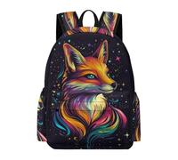 TPISLI Backpack Kids Fox Design School Bags for Girls Teens, Lightweight Cute Boys Laptop Rucksack Animal Illustration Bag Casual Daypack Backpack for School Primary Travel