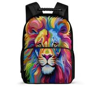 TPISLI Backpack Lion Rucksack Boy Student Children, Girls Rucksack Lions Animal King School Bag, Lightweight Capacity Bag Boys Kid, Travel Back Pack, Picnic Bag