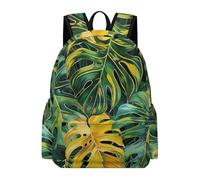 TPISLI Backpack Palm Leaf Boys Girls School Bag Palm Frond Rucksack Age 10-15 for Senior Classes, Cool 11.6 Inch Laptop Daypack for Books, Lessons and Travel
