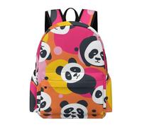 TPISLI Backpack Panda for Boys Girls 10-16 Years School Bag Kawaii Animal Daypack for Senior Classes, Modern 11.6 Inch Laptop Daypack for Daily Lessons and Weekend Travel