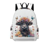 TPISLI Backpacks Bull Animal Print School Bag for Boys 8-12 Years College Backpack Travel Daypack CattleLarge Bookbags for Teens Girls Students
