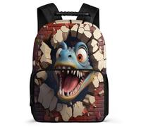 TPISLI Bag Dinosaur School Backpack for Kids Kindergarten Elementary School Bag 3D Animal Theme Rucksack for Boys Girls with Side Pockets Bookbag Purse