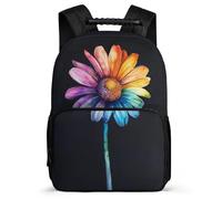 TPISLI Bag Girls Botanical Print School Backpack Kid 8-16 Years Old, Schoolbag Students Bookbag Flower Rucksack Nylon And Felt Knapsack for Teen