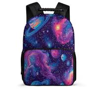 TPISLI Bag Girls Planet School Backpack Kid 8-16 Years Old, Schoolbag Students Bookbag Cosmos Rucksack Nylon And Felt Knapsack for Teen