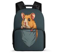 TPISLI Bag Guinea Pig School Rucksack for Primary School Boy Backpack Cute Little Animal Rucksack Kids Bookbag Lightweight Back Pack Daily Daypack