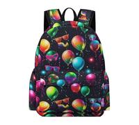 TPISLI Balloon Pattern Daypack Teens 12-16 Year Olds Fashion School Backpack Boys 10-14 Year Olds Trendy Modern Hiking Bookbag Daily Use School Years 7-10 Travel Use
