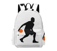 TPISLI Basketball Daypack Kids School Years 5-9 Basket Ball Rucksack Students Year 6 Lightweight Durable 14 Inch Laptop Rucksack Junior School Daily Use Everyday Use