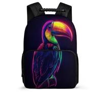 TPISLI Bird Motif Daypack for Boys Primary School, Animal Print Backpack Primary Age 6-11, Durable School Bag, Sturdy Handle, Outdoor Travel, Day Trips