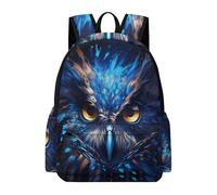 TPISLI Bird School Bag for Boys Girls Ages 8-12 Backpack Owl Printed Rucksack for Study Days, Modern 15.6 Inch Laptop Backpack for Study Days and Travel and Everyday Lessons