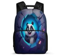 TPISLI Book Bag Cute Panda School Back Pack for Children Kids Nylon And Felt Backpack Animal Pattern School Rucksack for Boys Girls Elementary Students