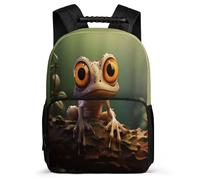 TPISLI Bookbag Frog School Rucksack for Primary Toddler School Boy Backpack Ugly Rucksack Kids Bookbag Lightweight Back Pack Daily Daypack