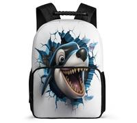 TPISLI Bookbag Killer Whale School Backpack for Girls And Boys School Bag with 3D Theme Backpacks for Teenage Travel, Lightweight Rucksack