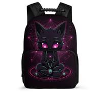 TPISLI Bookbag Kitten School Backpack for Girls And Boys School Bag with Animal Cat Backpacks for Teenage Travel, Lightweight Rucksack