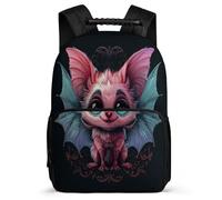 TPISLI Boy Back Pack with Bat Flying Squirrel School Bags for Kids Children 8-16 Year Large Casual Daypack Bookbag Rucksack Elementary Schoolbags for Girl