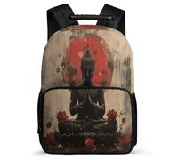 TPISLI Boy Back Pack with Buddha School Bags for Kids Children 8-16 Year Large Casual Daypack Bookbag Buddhism Rucksack Elementary Schoolbags for Girl