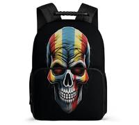 TPISLI Boy Back Pack with Skull School Bags for Kids Children 8-16 Year Large Casual Daypack Bookbag Skeleton Rucksack Elementary Schoolbags for Girl