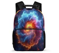 TPISLI Boy Back Pack with Thunder And Lightning Cloud School Bags for Kids Children 8-16 Year Large Casual Daypack Bookbag Rucksack Elementary Schoolbags for Girl