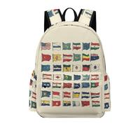 TPISLI Boy National Flag Design Backpack with Zipped Pockets Adjustable Straps, Rucksack Teen Boys, School Backpacks, School Bag for Travel Camping Sports Gifts for Girls Teenage