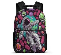 TPISLI Boy Rucksack Astronaut School Bag Girls Large Backpack for Kids Lightweight Bookbag for Teen Primary School Backpack Spaceman Bags Daypack