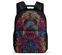 TPISLI Boy Rucksack Scottish Terrier School Bag Girls Large Backpack for Kids Lightweight Bookbag for Teen Primary School Backpack Dog Print Bags Daypack
