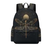 TPISLI Boys Animal Pattern Backpack for Kids Primary Secondary Dragonfly Motif School Bag Kids Bookbag Capacity Girls Travel Rucksack