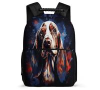 TPISLI Boys Bag Baquito Hound Dog Rucksack Girls Durable Backpack for Kids Primary School Rucksack Casual Daypack Outdoor Boy Bookbag Puppy Animal School Bags