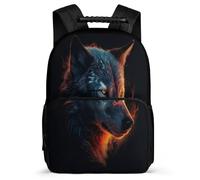 TPISLI Boys Bag Wolve Rucksack Girls Durable Backpack for Kids Primary School Rucksack Casual Daypack Outdoor Boy Bookbag Animal Wolf School Bags