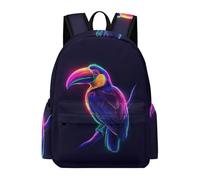 TPISLI Boys Bird Print Backpack Children's School Bookbag Travel Bag Animal Design Rucksack Large Capacity Travel Rucksack Student School Bookbag for Kids Boys Girls