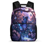 TPISLI Boys Bookbag Butterfly Back Pack for Primary School Boys Bookbag Colourful Rucksack Children Girl Backpack Felt Durable School Bag for Youth Kids
