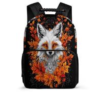 TPISLI Boys Bookbag Fox Design Back Pack for Primary School Boys Bookbag Aniaml Foxes Rucksack Children Girl Backpack Felt Durable School Bag for Youth Kids