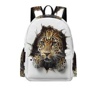 TPISLI Boys Cheetah Backpack Children's School Bookbag Travel Bag Leopard Animal Rucksack Large Capacity Travel Rucksack Student School Bookbag for Kids Boys Girls